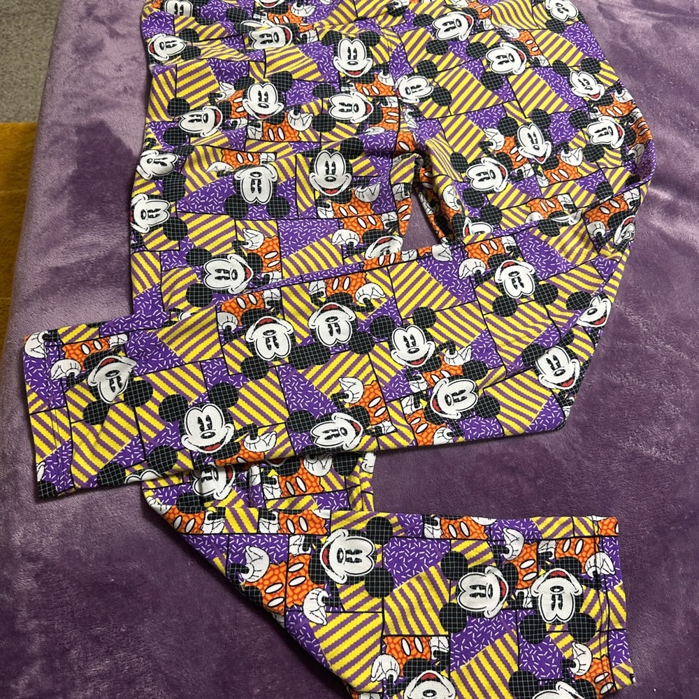 LuLaRoe Disney Unicorn Mickey Mouse Leggings